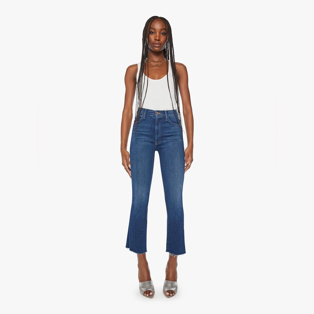 MOTHER The Hustler Ankle Fray Jeans